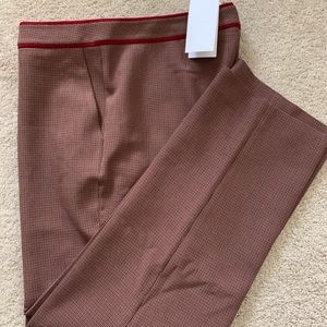 Boss Taliviena Check Print Ankle Pants